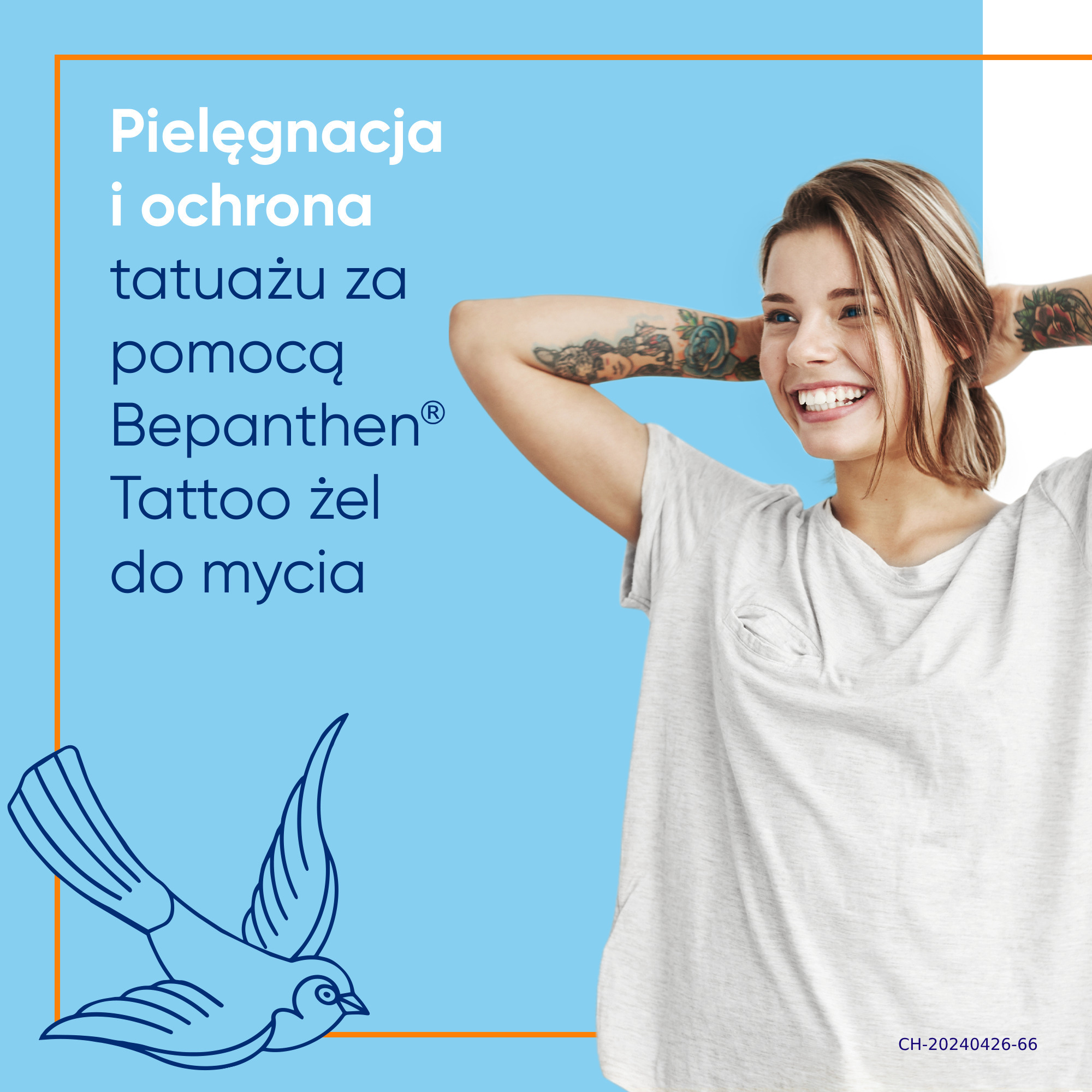 Bepanthen Tattoo Żel do mycia delikatny wytatuowana skóra 200 ml