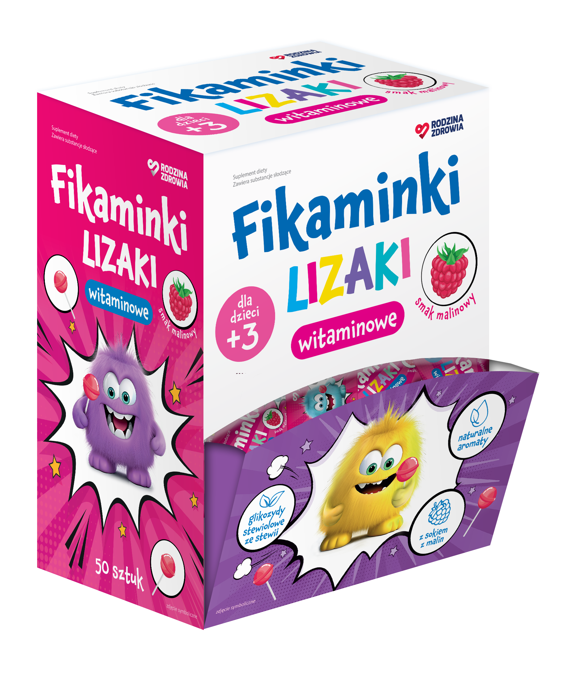 Rodzina Zdrowia, Fikaminki Lizaki, 50 sztuk