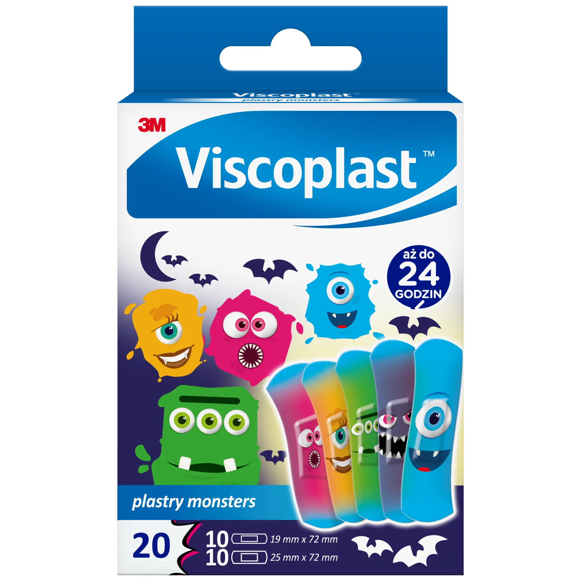 Viscoplast plastry monsters 20 sztuk zdjęcie
