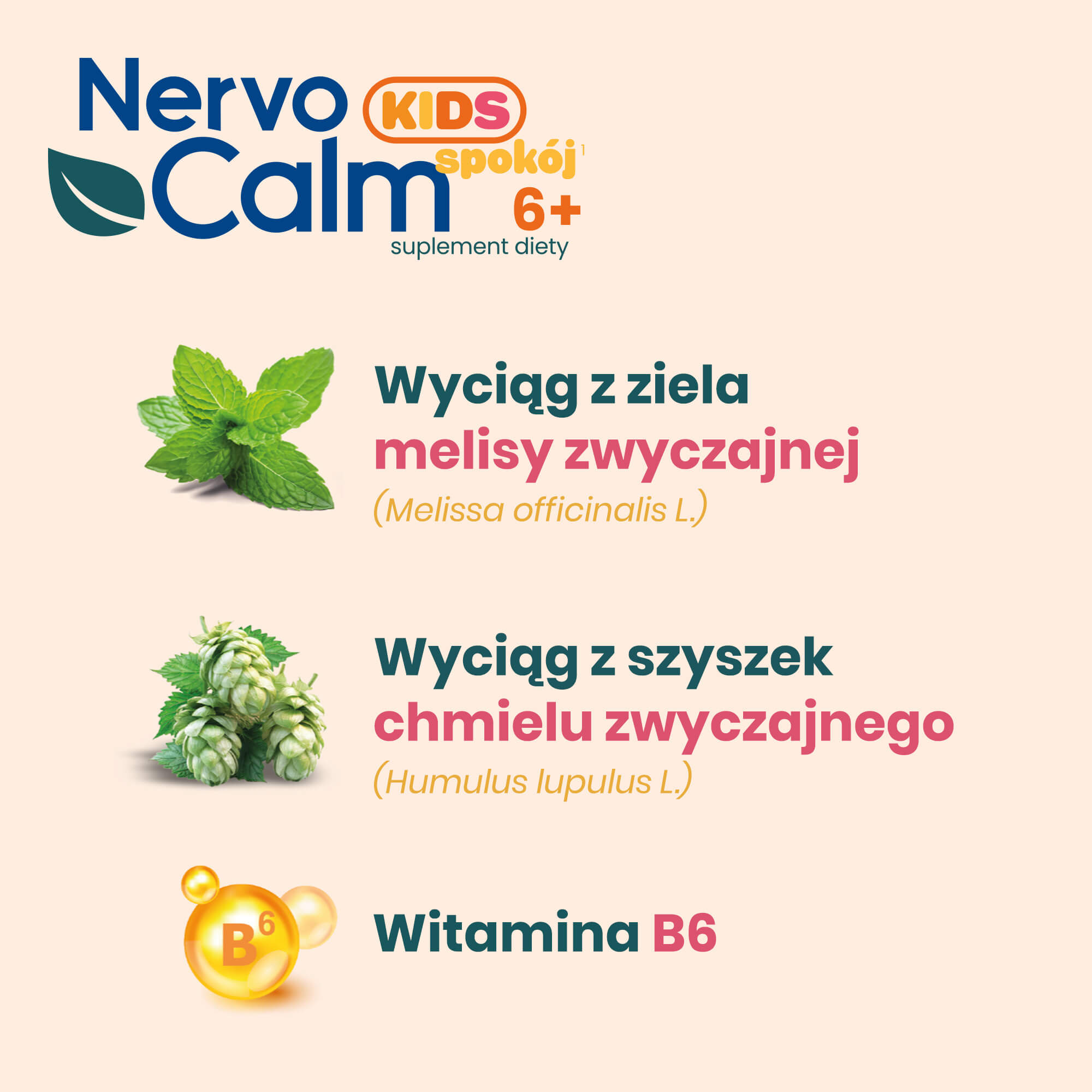 Nervo Calm, Kids Spokój, żelki, 30 sztuk