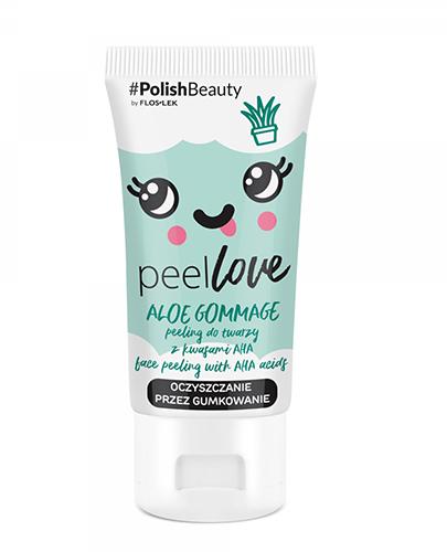 Flos-Lek Peellove Aloe Gommage Peeling do twarzy z kwasami AHA - 75 ml - cena, opinie, właściwości zdjęcie
