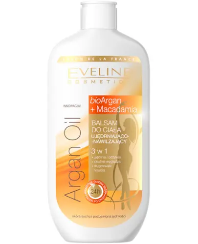 Eveline Bio Argan + Macadamia balsam do ciała ujędrniająco-nawilżający 3w1 350 ml zdjęcie