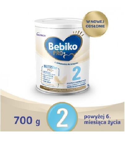Bebiko PRO+ 2, mleko następne dla niemowląt powyżej 6. miesiąca życia, 700 g zdjęcie
