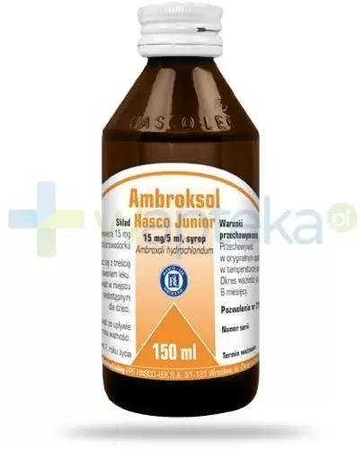 AMBROKSOL HASCO JUNIOR - 150 ml zdjęcie