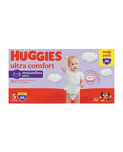 Huggies Ultra Comfort 5 Pieluchomajtki 12-17 kg, 88 sztuk zdjęcie