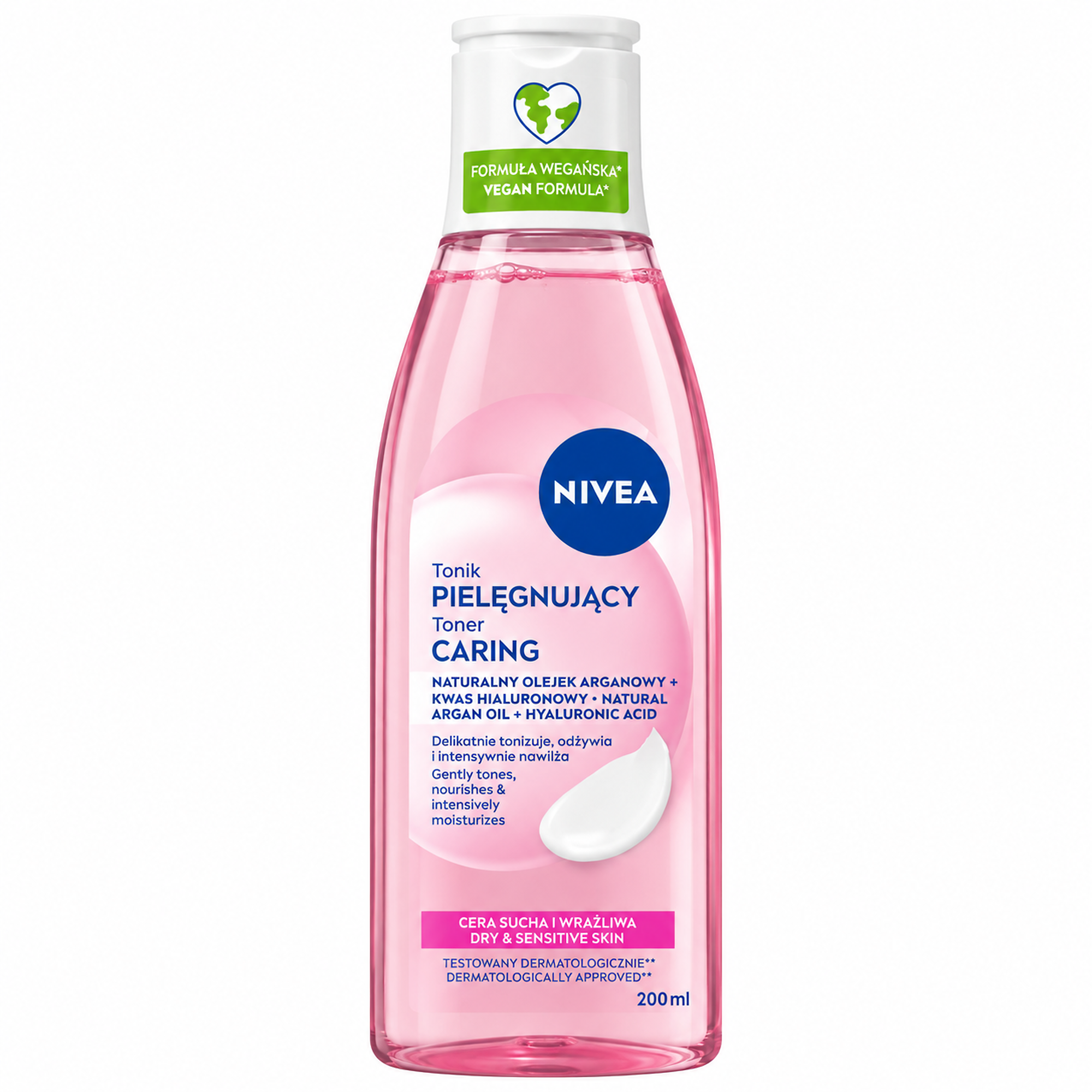 Nivea tonik pielęgnujący cera sucha i wrażliwa, 200 ml zdjęcie