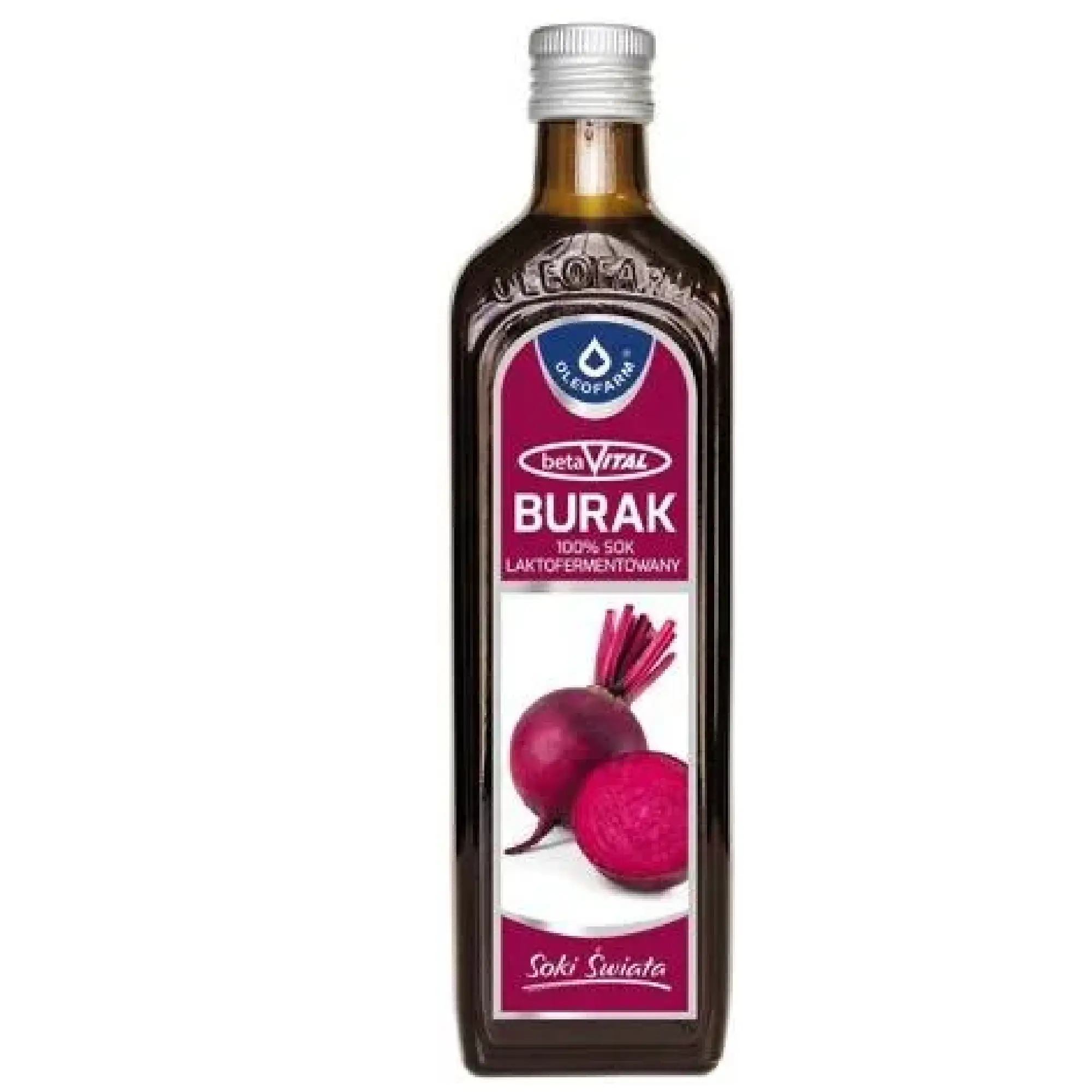 Oleofarm betaVital Burak 100% sok z buraka 490 ml