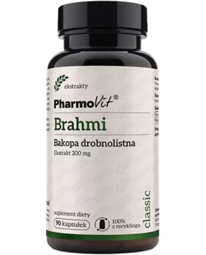 PharmoVit Brahmi Bakopa drobnolistna ekstrakt 200 mg 90 kapsułek zdjęcie