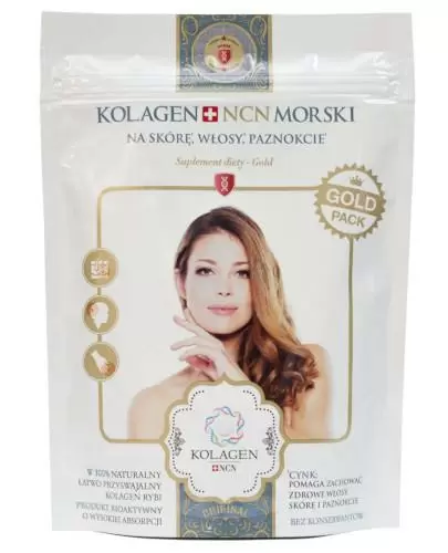 Kolagen NCN Morski Gold 100% kolagenu proszek 100 g zdjęcie