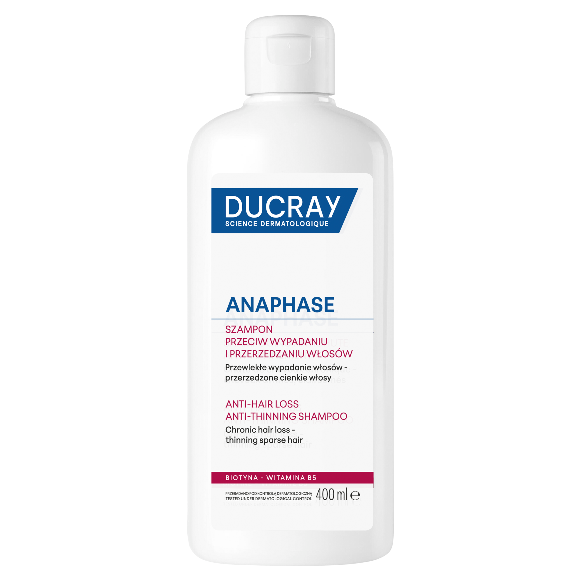 Ducray Anaphase+, szampon przeciw wypadaniu włosów, 400 ml zdjęcie