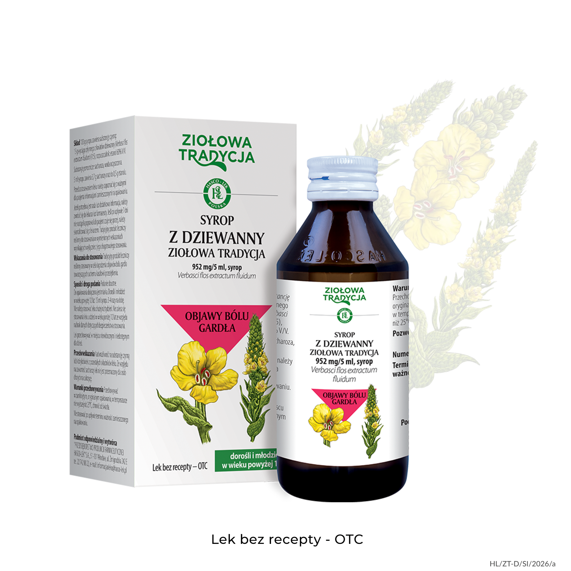 ZIOŁOWA TRADYCJA Syrop z dziewanny, 125 g