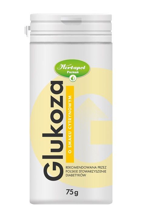 Glukoza o smaku cytrynowym, proszek, 75 g zdjęcie