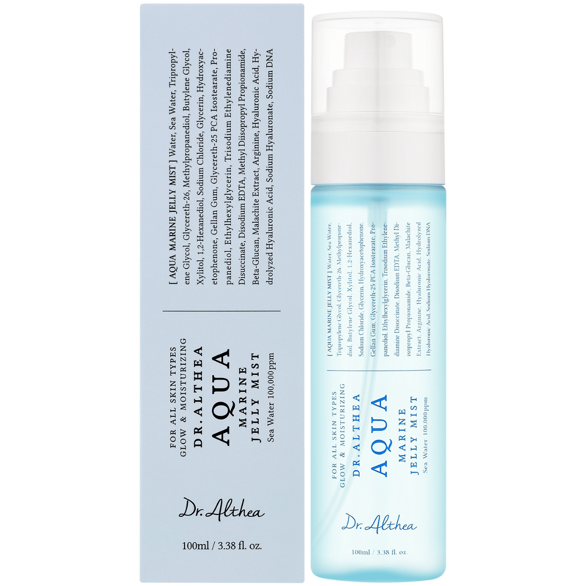 Dr. Althea Aqua Marine Jelly Mist Nawilżająca mgiełka do twarzy, 100 ml