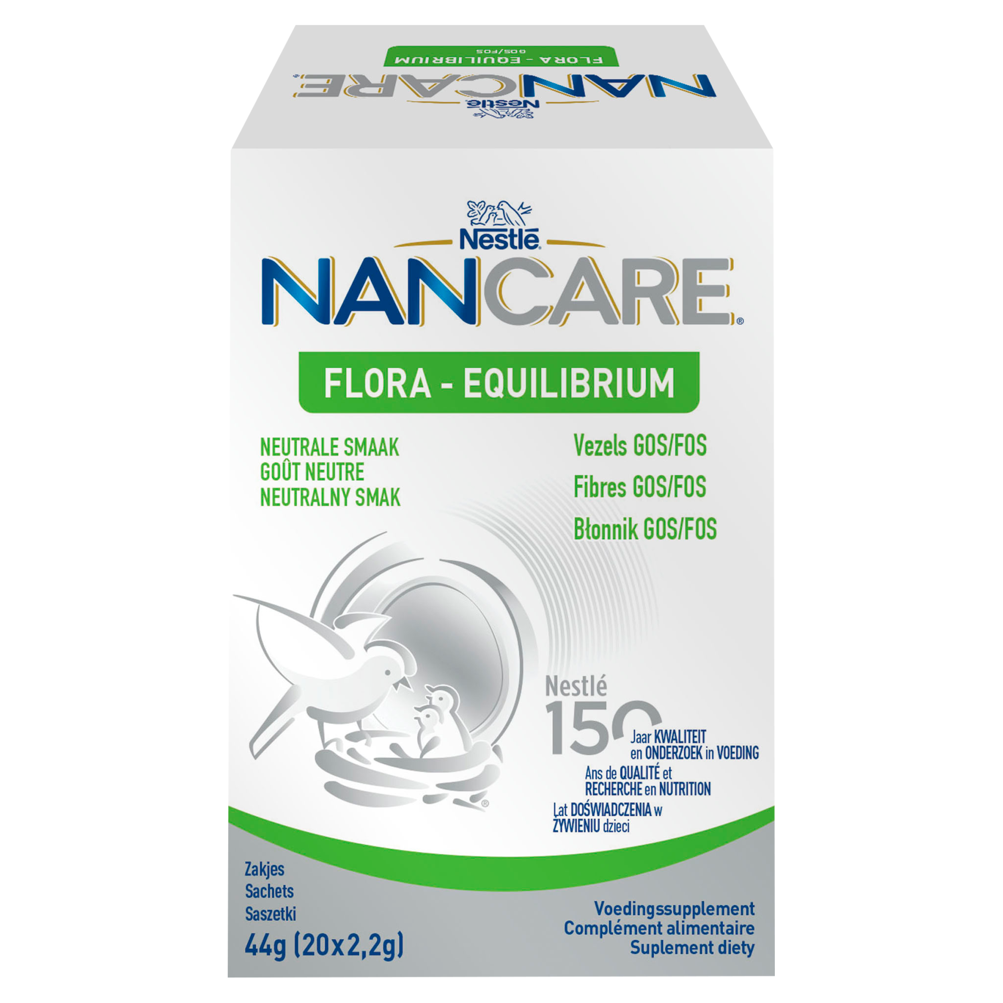 Nestle NAN CARE Flora - Equilibrium - suplement diety dla niemowląt od urodzenia – 44 g