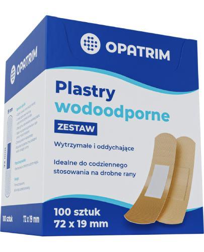 Opatrim zestaw plastrów wodoodpornych 72 x 19 mm, 100 sztuk zdjęcie