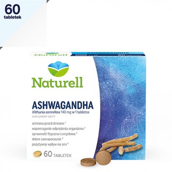 Naturell Ashwagandha 140mg 60 tabletek
