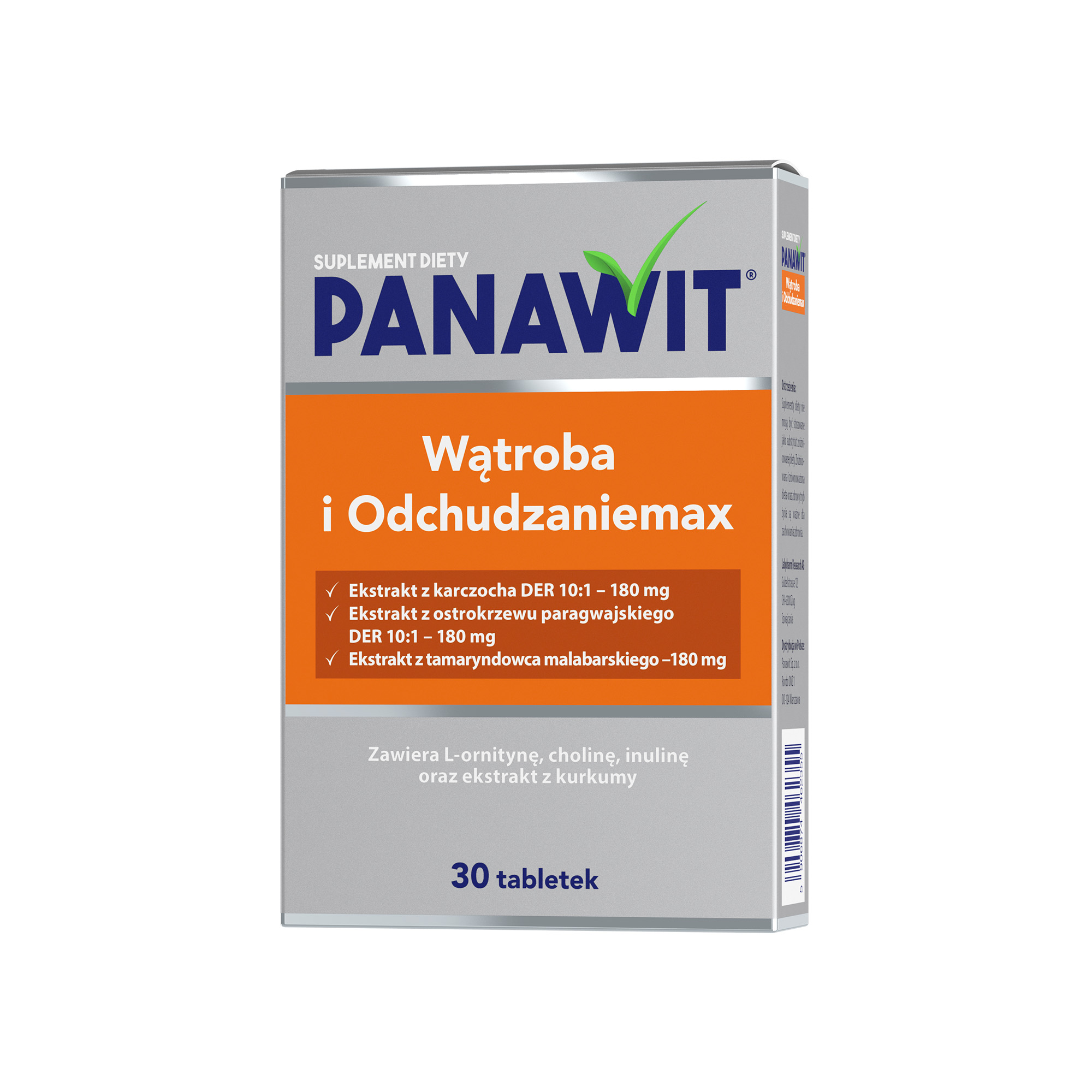 Panawit Wątroba i Odchudzaniemax, 2 x 30 tabletek