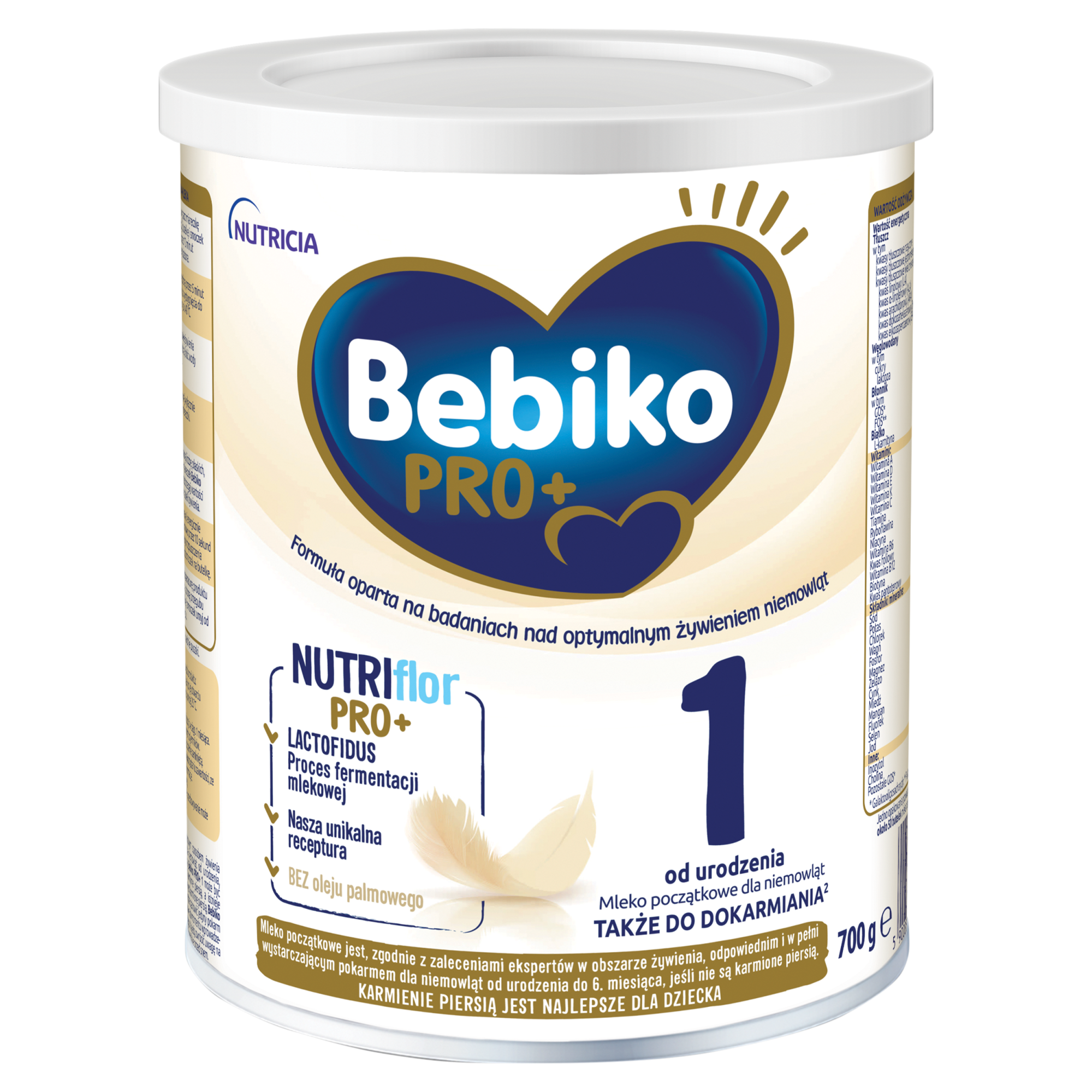 Bebiko Pro+ 1 mleko początkowe dla niemowląt od urodzenia 700 g zdjęcie