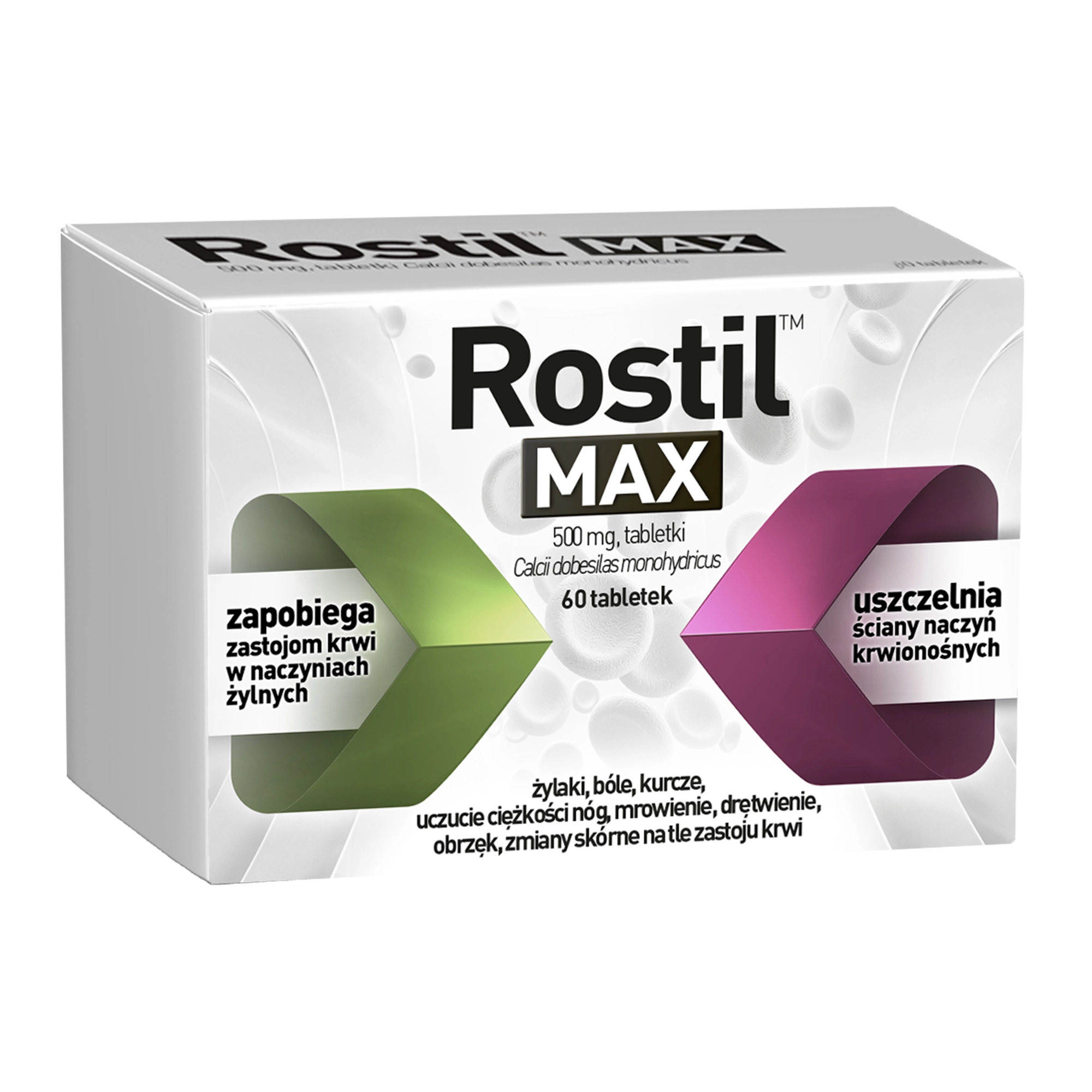 Rostil Max 500 mg, 60 tabletek zdjęcie