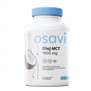 Olej MCT 1000 mg, 120 kaps.