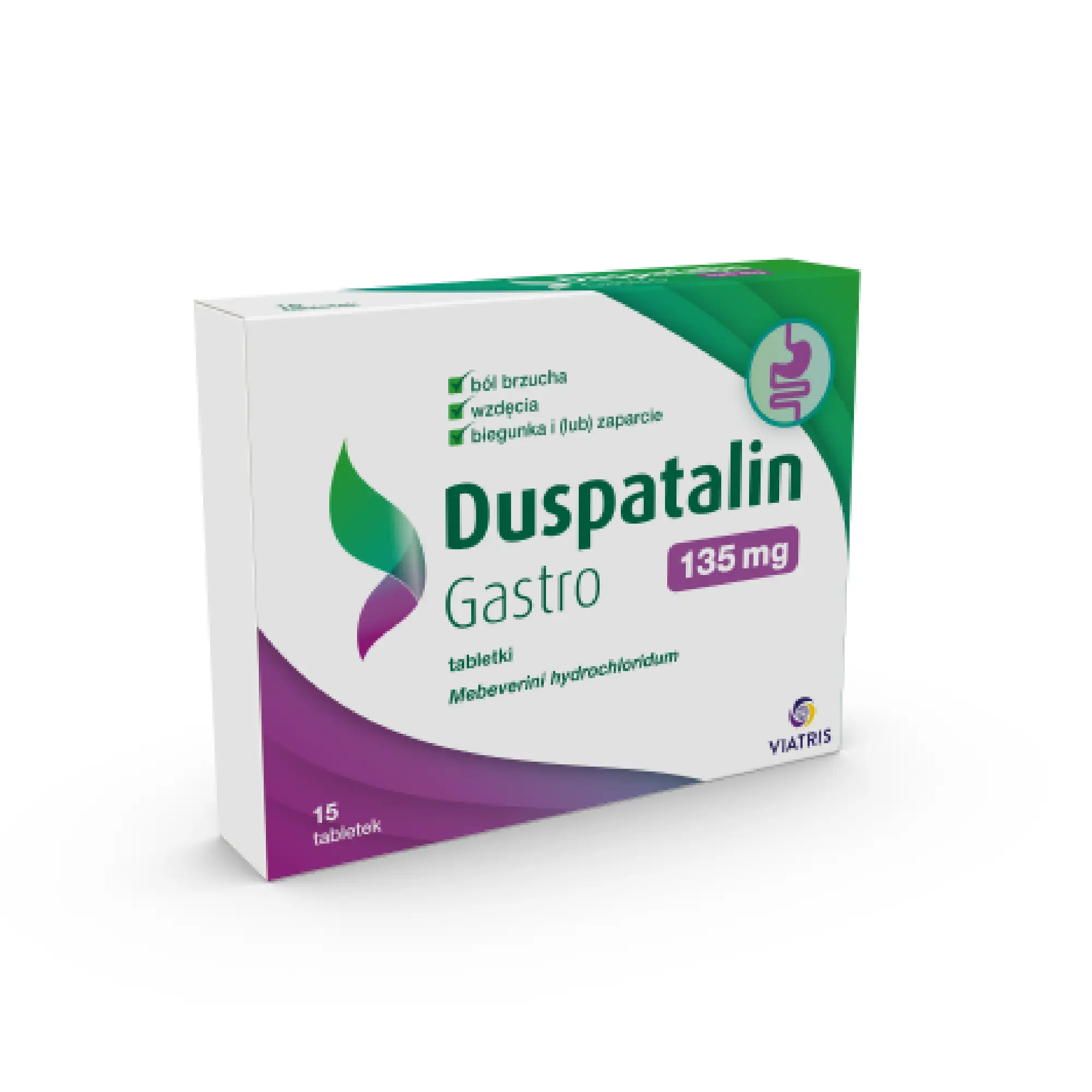 Duspatalin Gastro 135 mg, tabletki, 15 sztuk