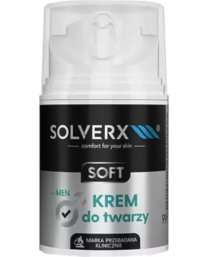 Solverx Soft For Men krem do twarzy 50 ml zdjęcie