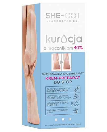 SheFoot Zmiękczająco-wygładzający krem-preparat do stóp mocznik 40%, 75 ml  zdjęcie