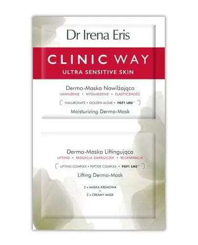 Dr Irena Eris Clinic Way dermo-maska nawilżająca,liftingująca 2x 6 ml zdjęcie