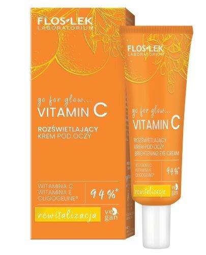 Floslek Laboratorium Go For Glow… Vitamin C Krem pod oczy rozświetlający, 30 ml zdjęcie
