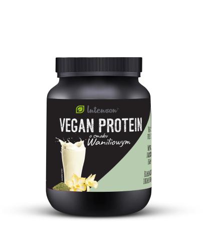 INTENSON Vegan protein o smaku waniliowym, 600 g zdjęcie