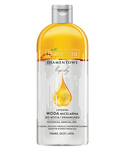 Bielenda Diamentowe Lipidy Lipidowa Woda micelarna, 425 ml cena, opinie, właściwości zdjęcie