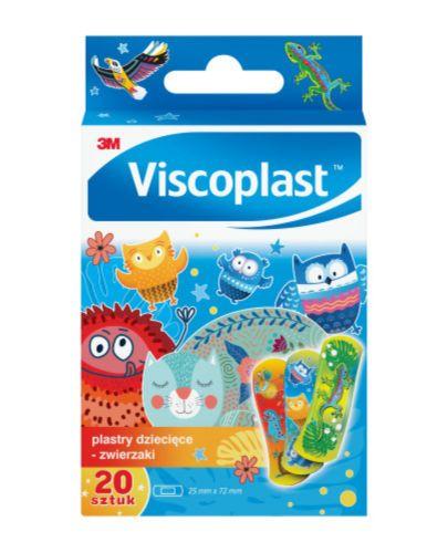 Viscoplast Zwierzaki Plastry dla dzieci, 20 sztuk zdjęcie