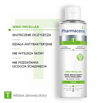 Pharmaceris T Sebo-Micellar płyn micelarny antybakteryjny 200 ml