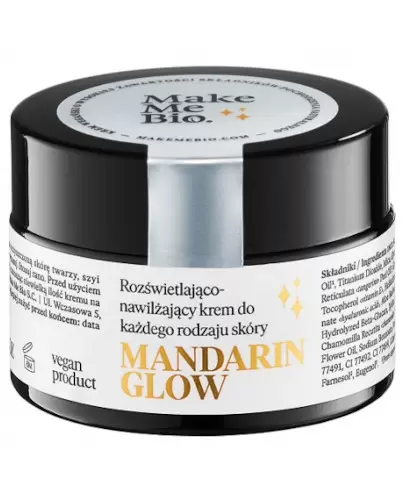 Make Me Bio Mandarin Glow rozświetlająco-nawilżający krem do każdego rodzaju skóry 30 ml zdjęcie