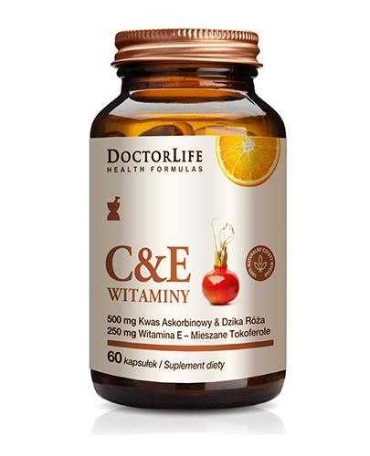 DoctorLife Witaminy C & E - 60 kaps. - cena, opinie, właściwości zdjęcie