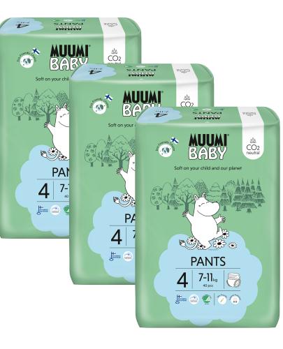 Muumi Baby Pants pieluchomajtki 4 Maxi 7-11 kg, 120 sztuk zdjęcie