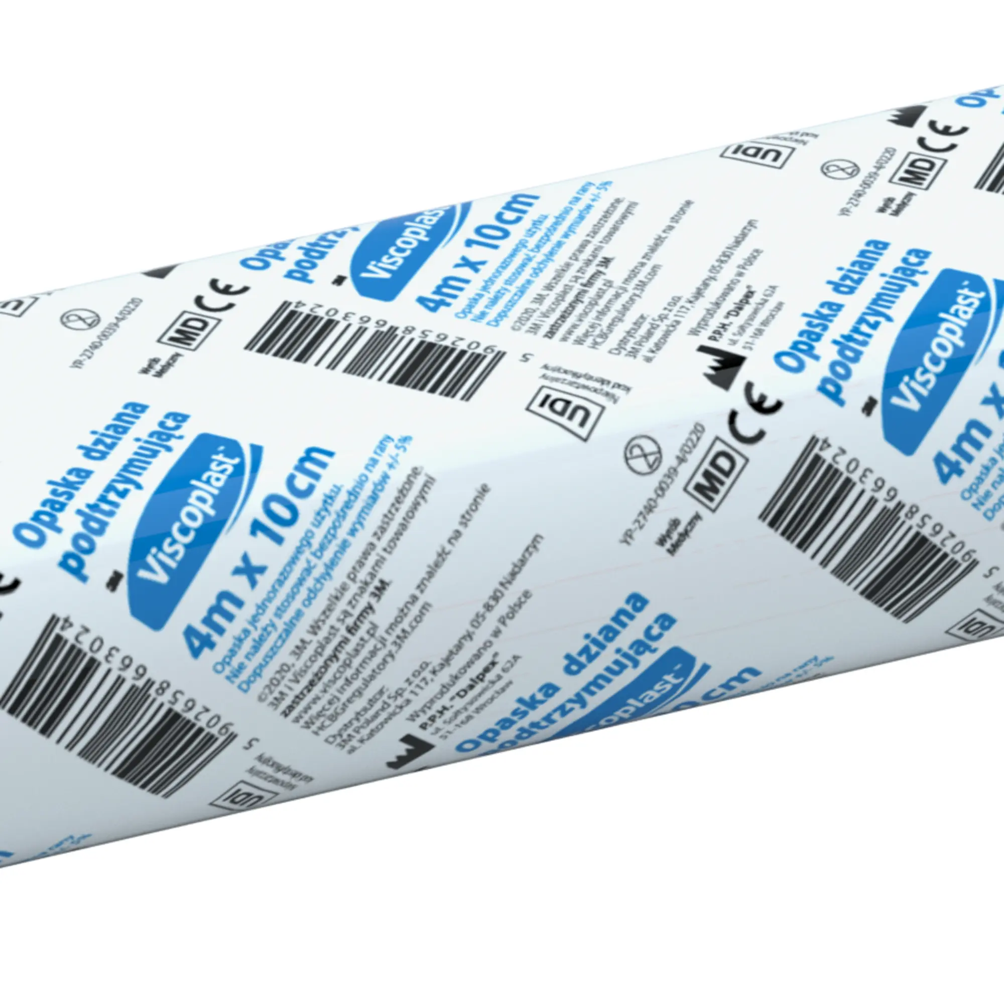 Viscoplast opaska podtrzymująca dziana 4m x 10cm 1 sztuka
