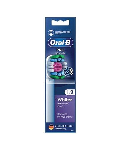 Oral-B Pro 3D White Końcówki do szczoteczek elektrycznych, 2 sztuki zdjęcie