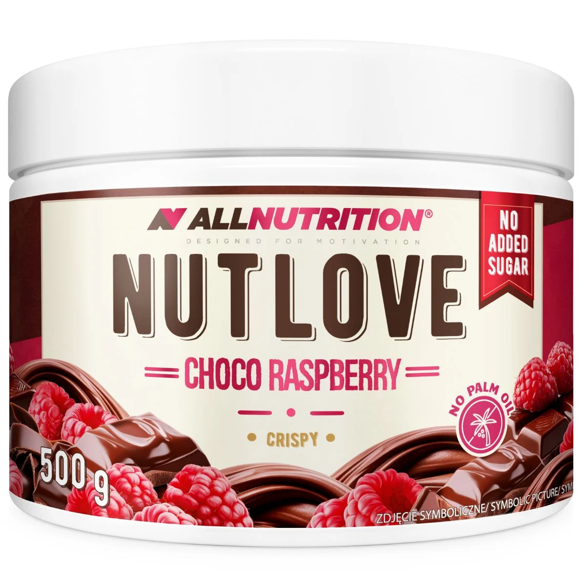 Allnutrition Nutlove Choco Raspberry Crispy, 500 g zdjęcie