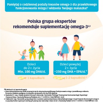 Naturell Omega 3 Baby, 40 kapsułek