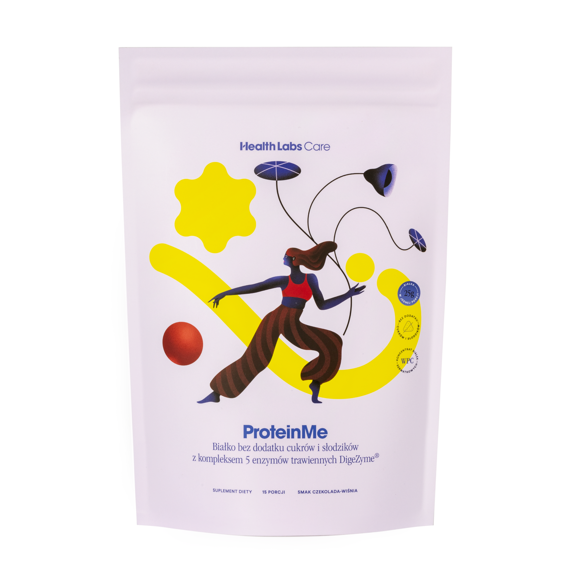 ProteinMe o smaku czekolady z wiśnią, proszek, 15 porcji zdjęcie