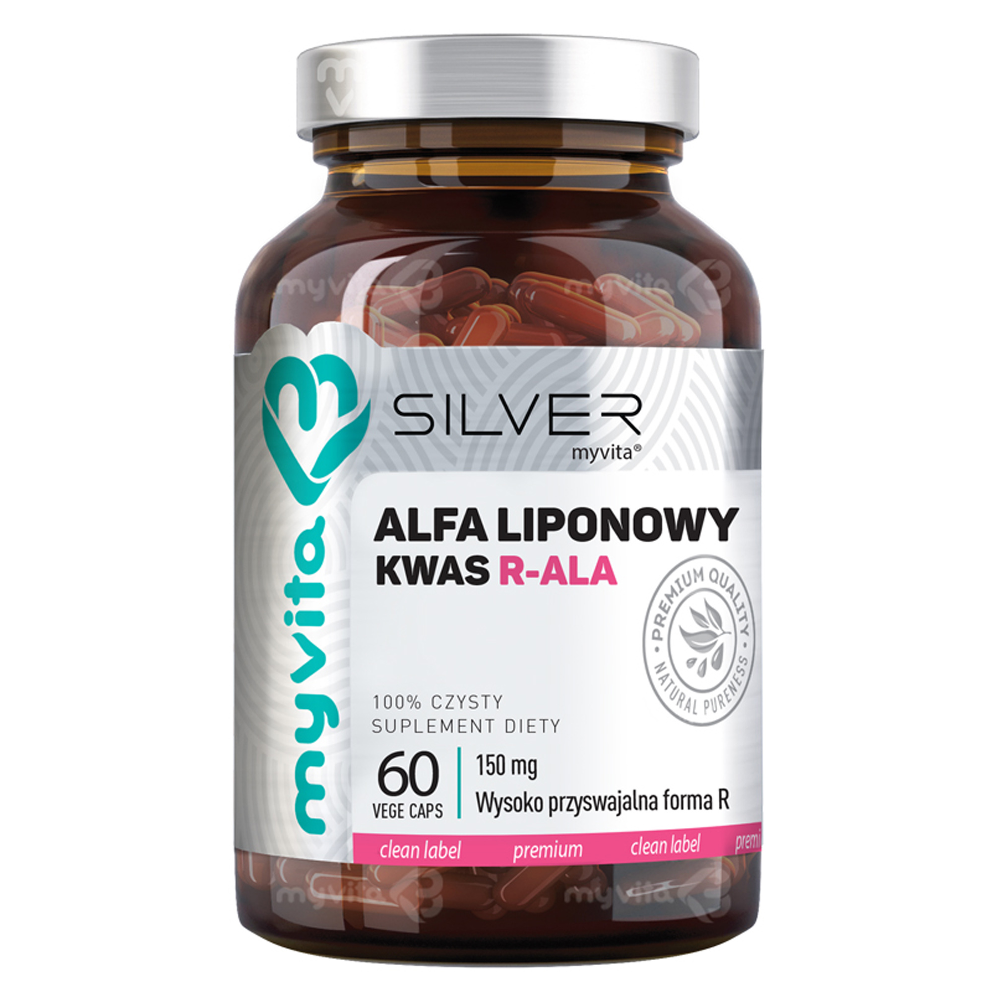 MYVITA Kwas alfa liponowy R-ALA 150 mg - 60 kaps. zdjęcie