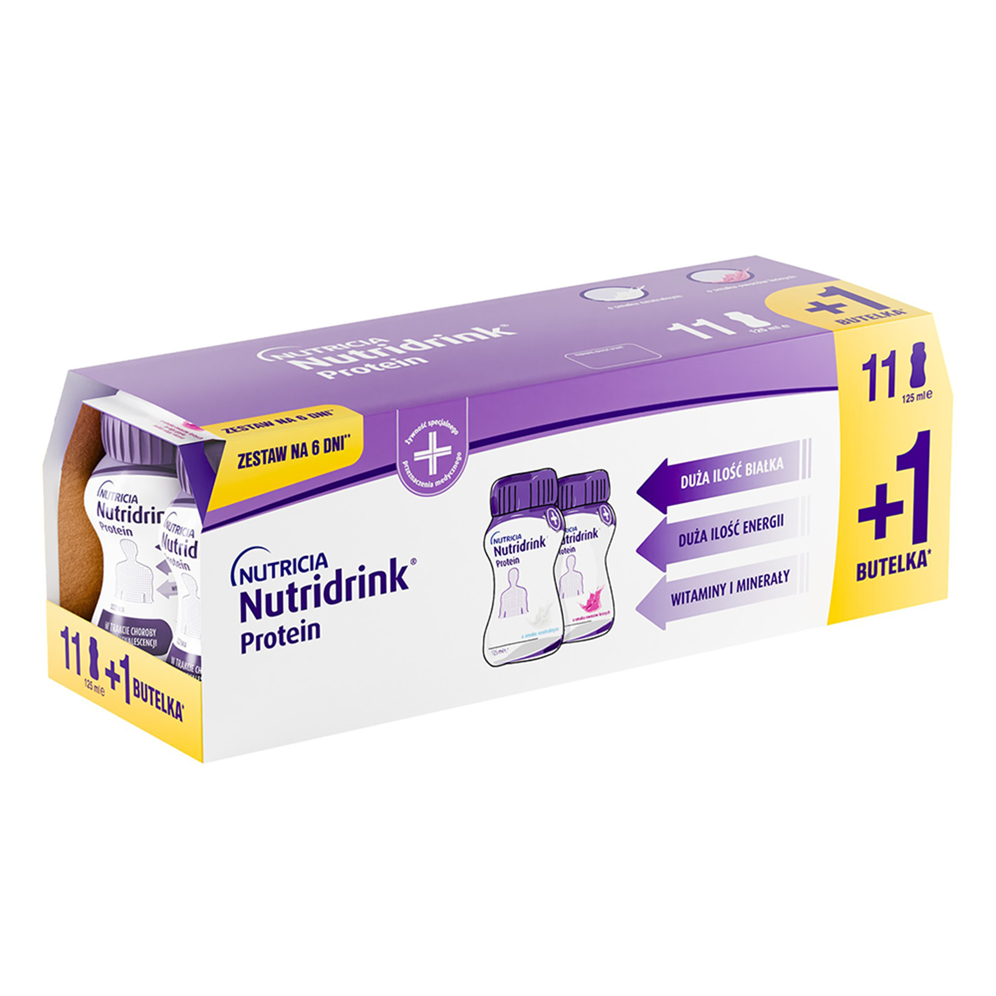 Nutricia, Nutridrink Protein, płyn, 12 x 125 ml zdjęcie