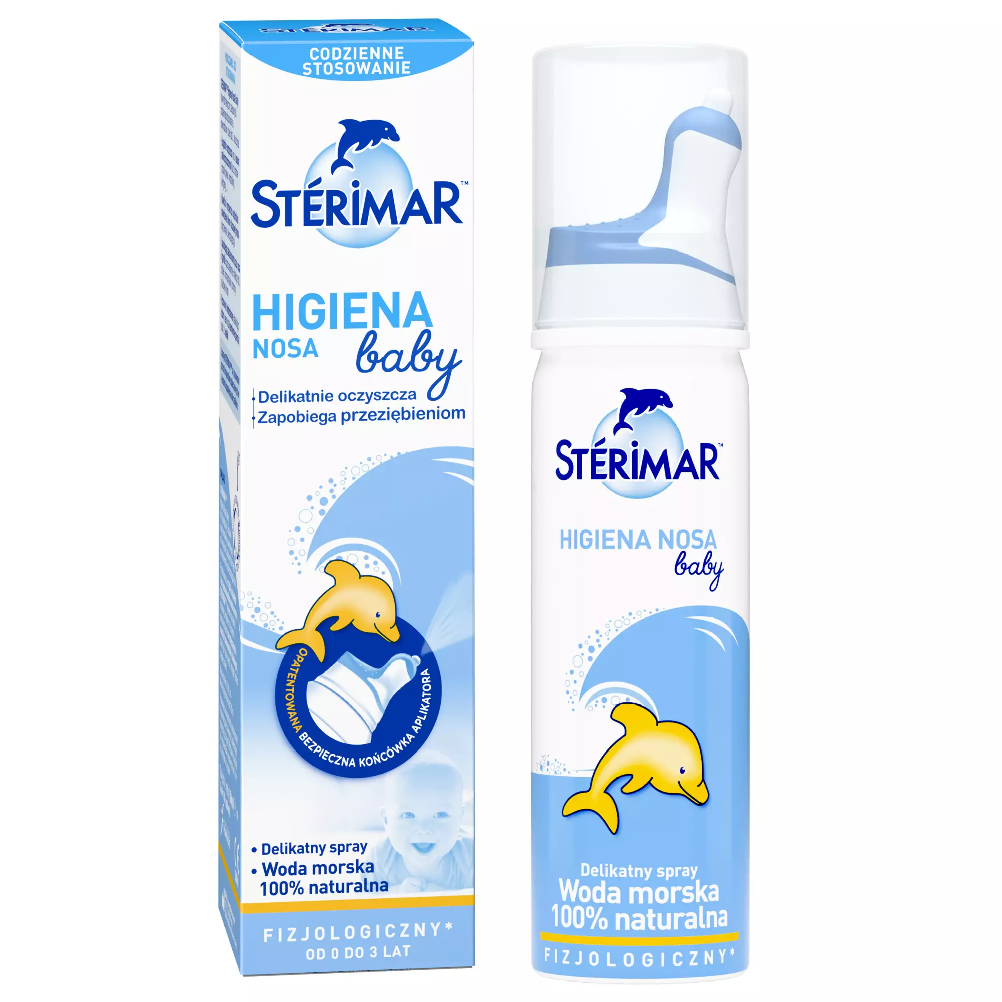 Sterimar Baby Higiena nosa fizjologiczny roztwór wody morskiej dla dzieci 0-3 50 ml zdjęcie