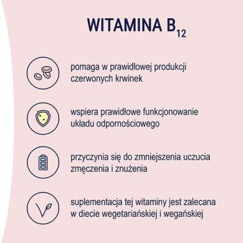 Naturell Metylo-B12 500 witamina B12 0,5mg 60 tabletek