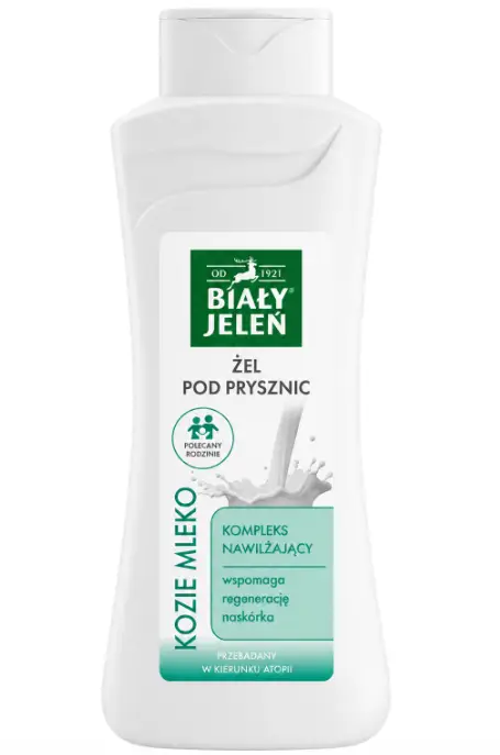 Biały Jeleń, Żel pod prysznic Kozie mleko, 500 ml zdjęcie