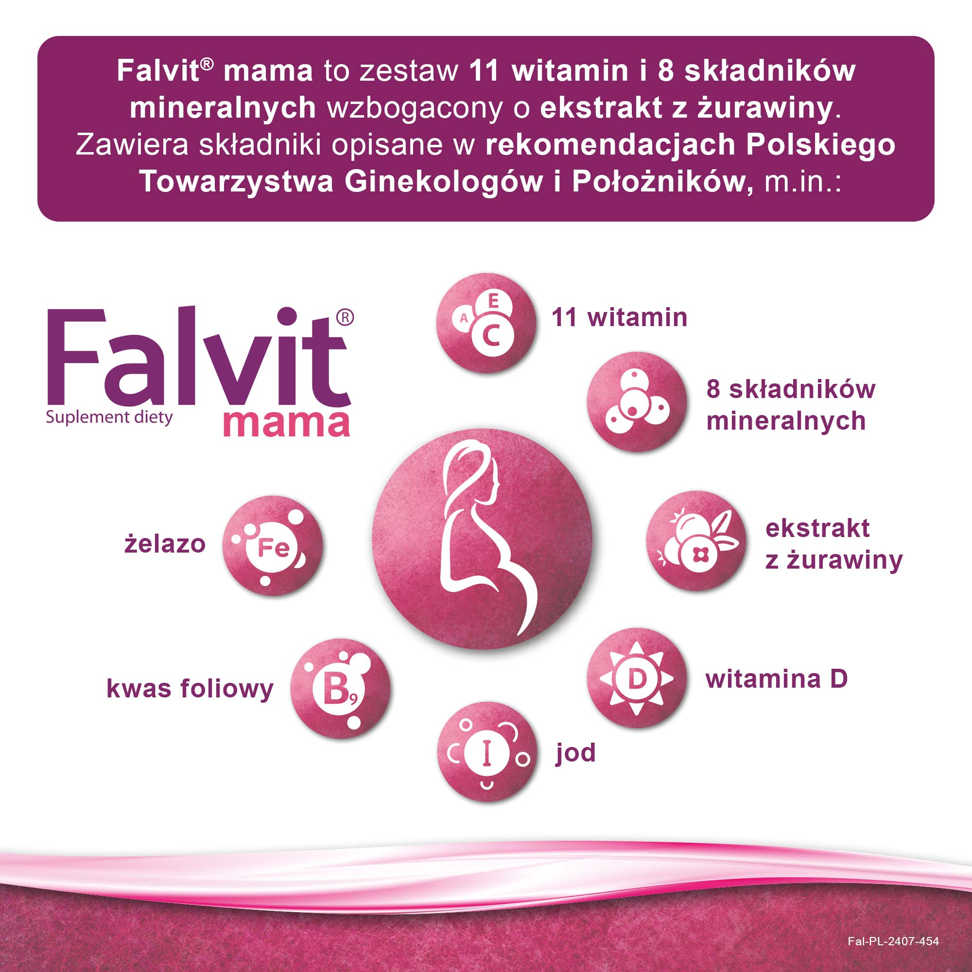 Falvit mama, tabletki powlekane, 60 sztuk