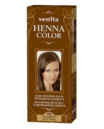 VENITA Henna Color Balsam Koloryzujący nr 114 Złoty Brąz, 75 ml zdjęcie