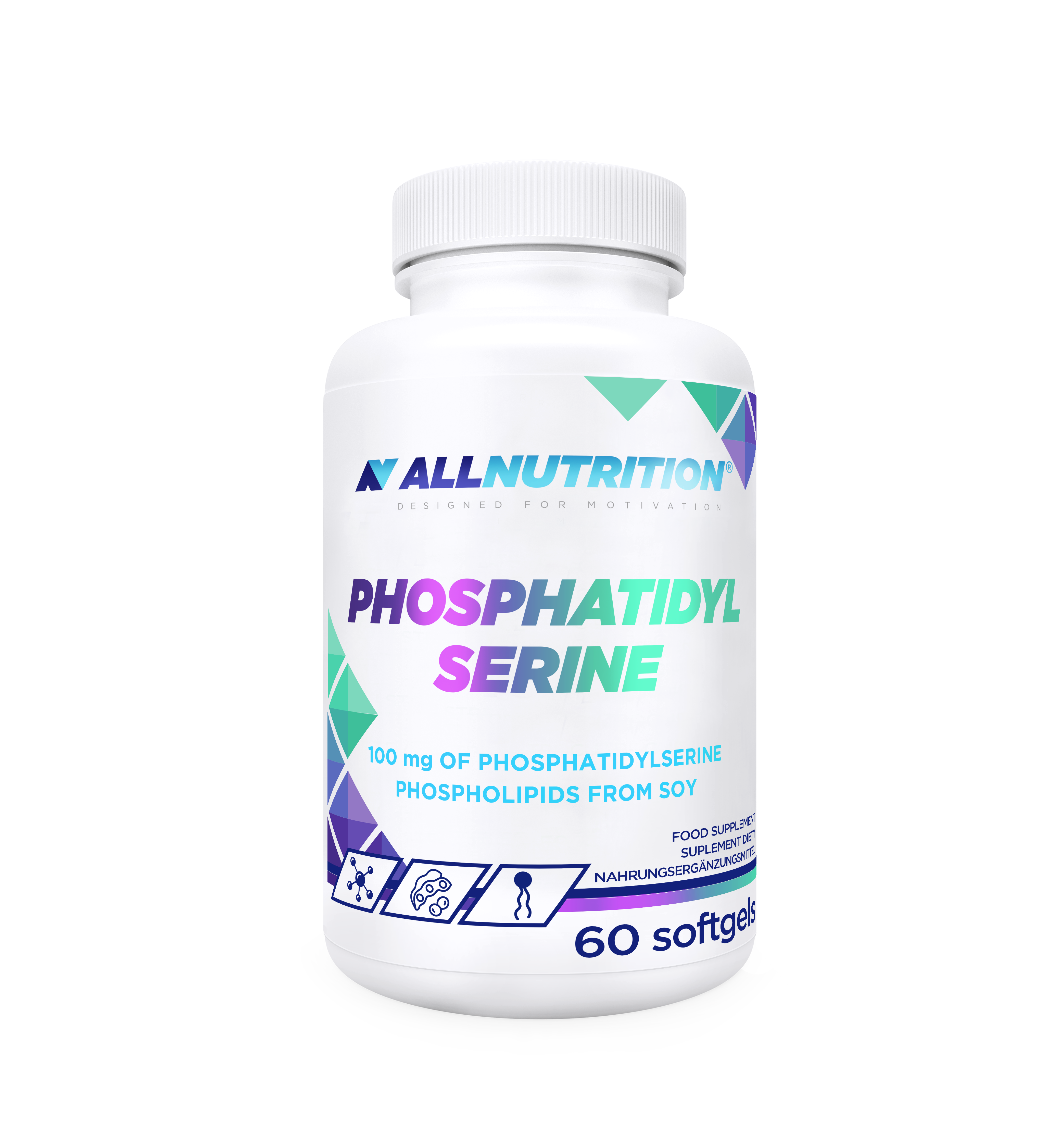 Allnutrition Phosphatidyloserine 100 mg, kapsułki, 60 sztuk zdjęcie