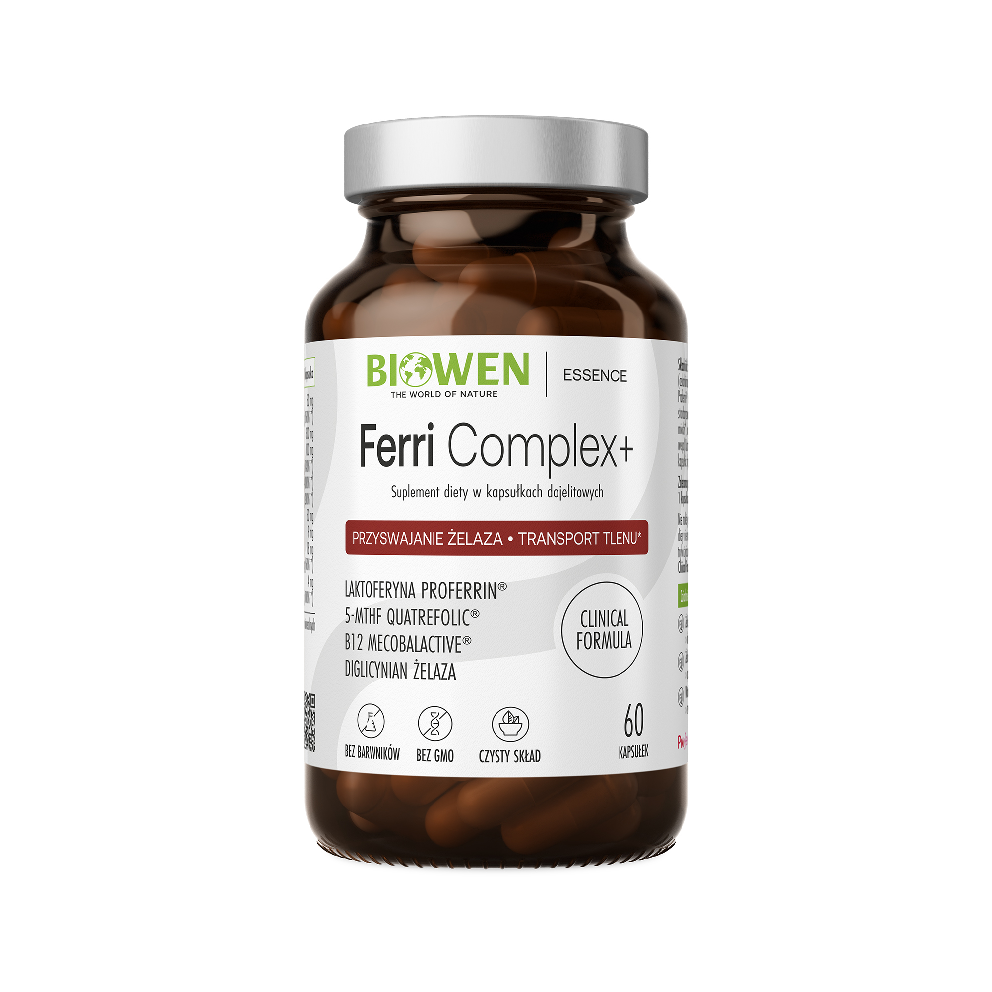 Biowen, Ferri Complex+, 60 kapsułek zdjęcie